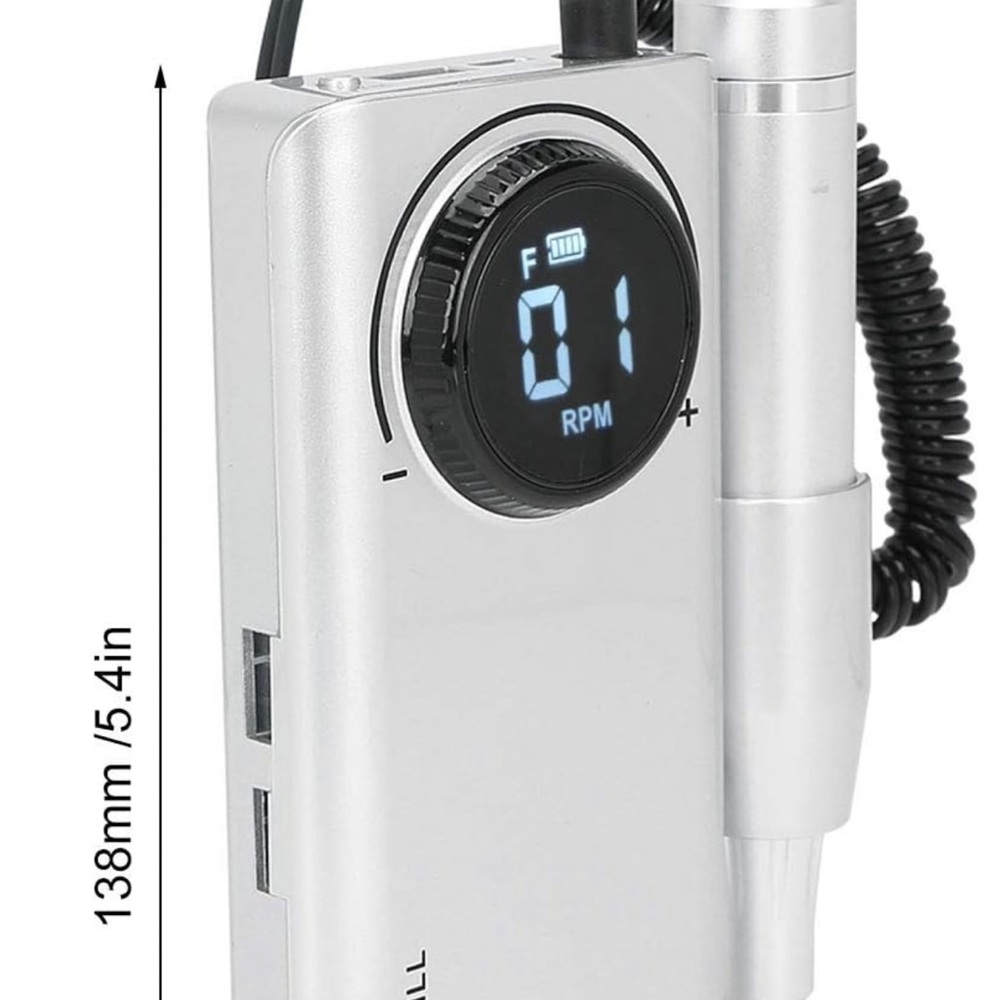 35000rpm Electric Nail Art Drill Pen, Rechargeable Electric Nail Drill Pen